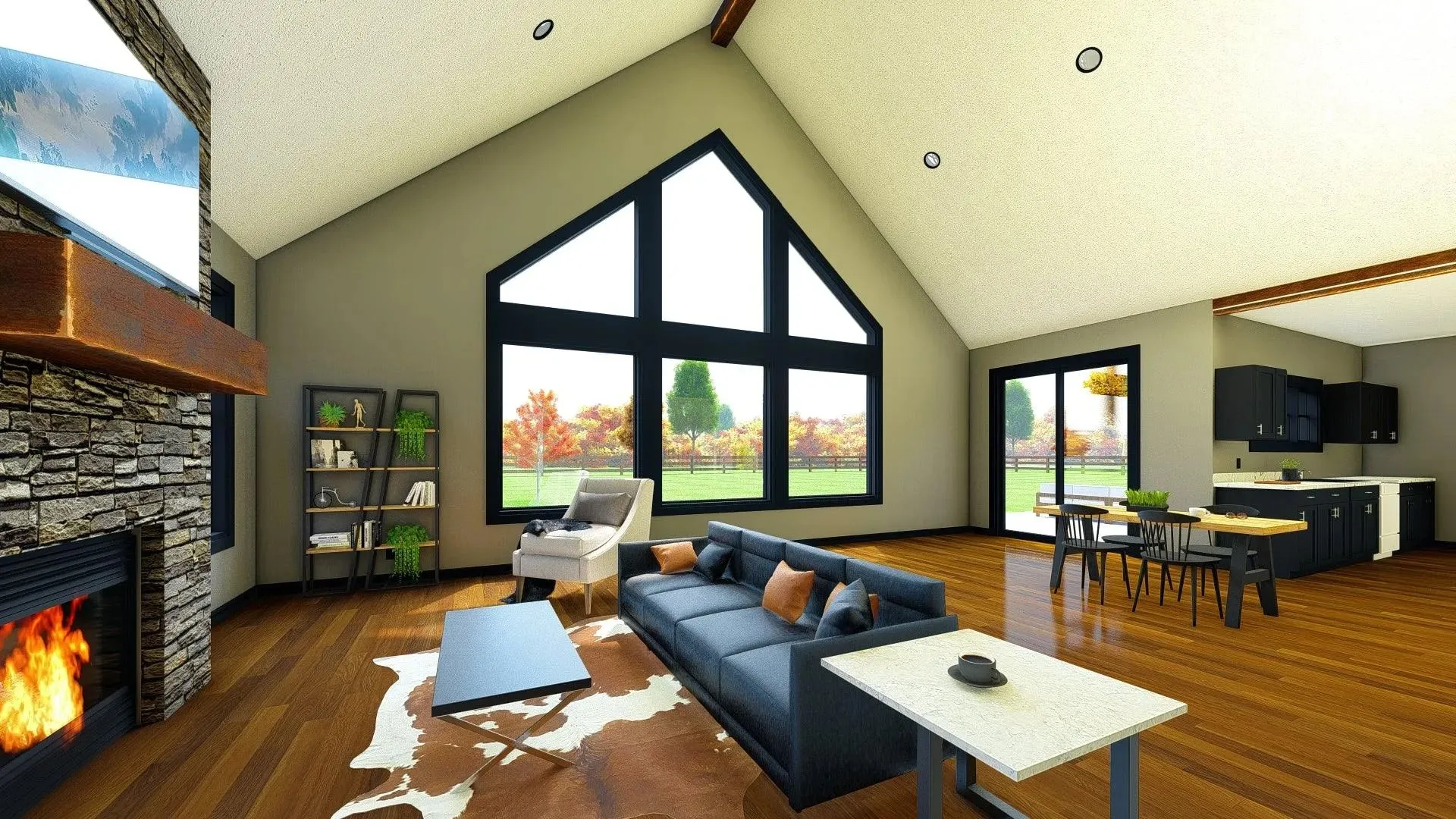 2,400 sq ft Barndominium Style Family Home with Versatile Spaces