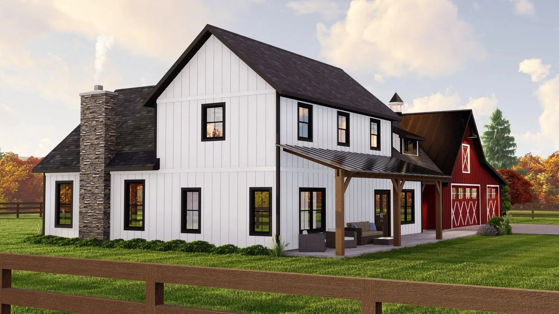 2,400 sq ft Barndominium Style Family Home with Versatile Spaces