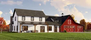 2,400 sq ft Barndominium Style Family Home with Versatile Spaces