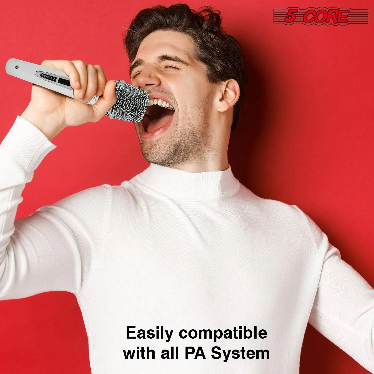 5Core Microphone Pro Neodymium Dynamic Mic XLR Audio Cardiod Karaoke