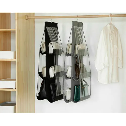 6 Pocket Hanging Handbag Organizer