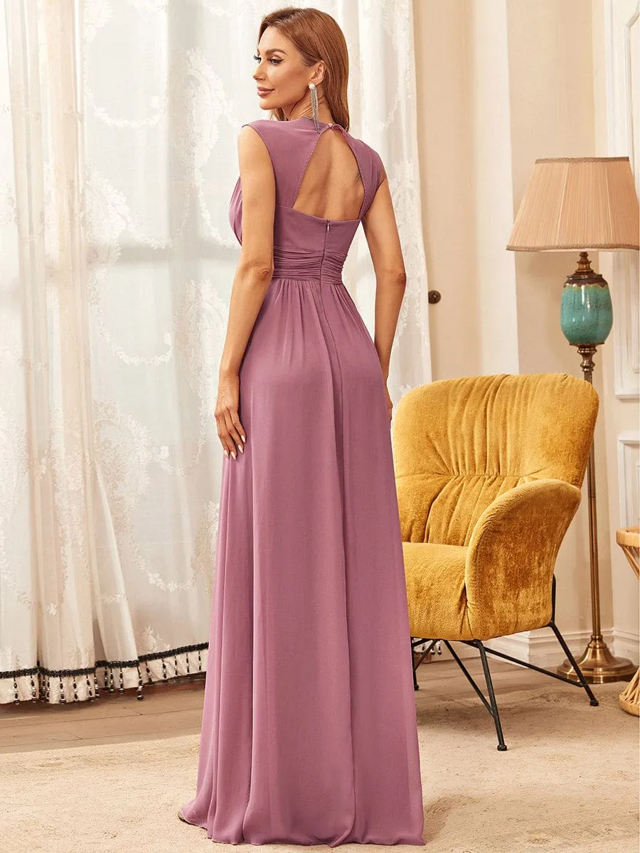 Beaded Detail Maxi Dress for Events