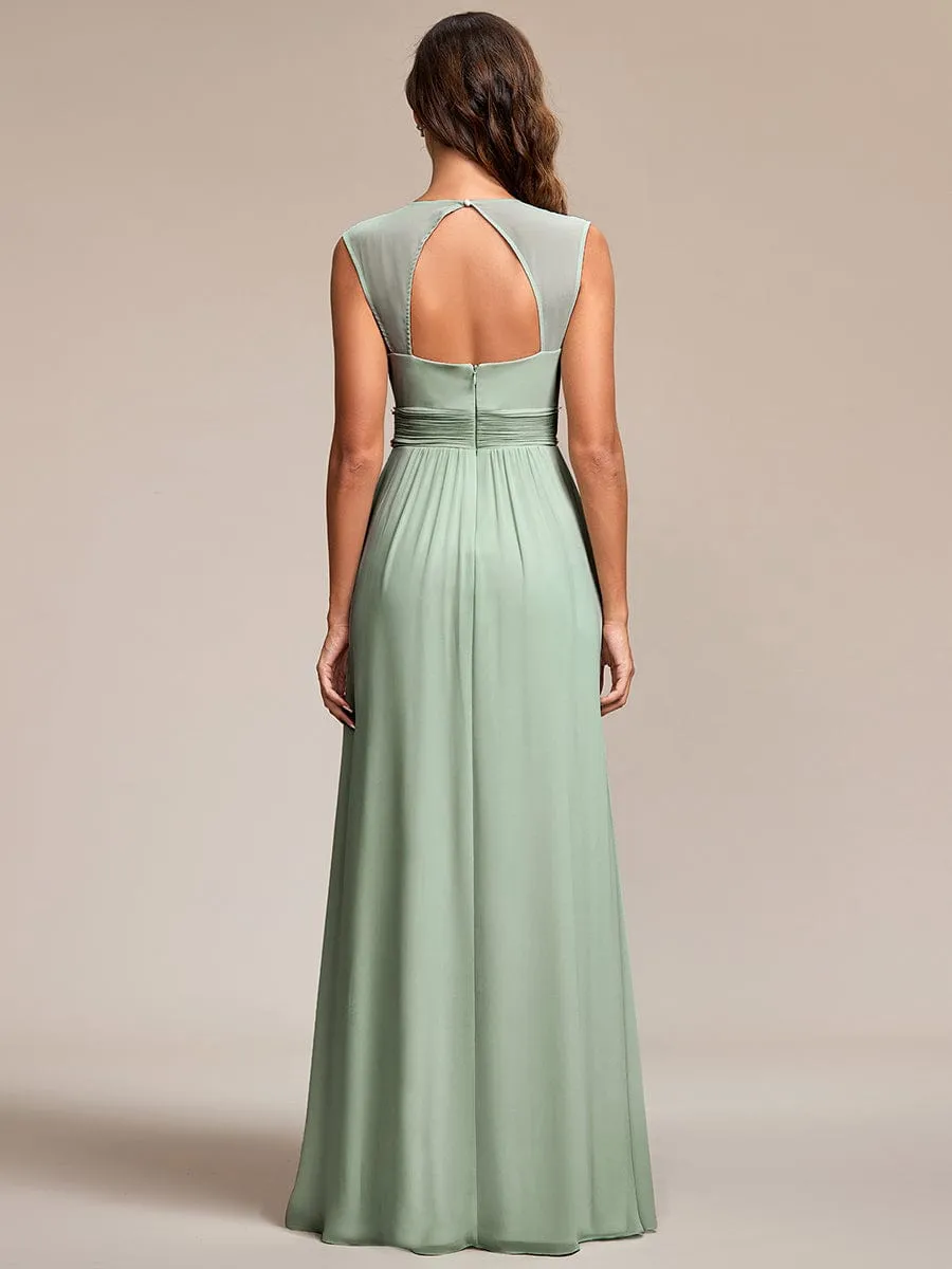 Beaded Detail Maxi Dress for Events