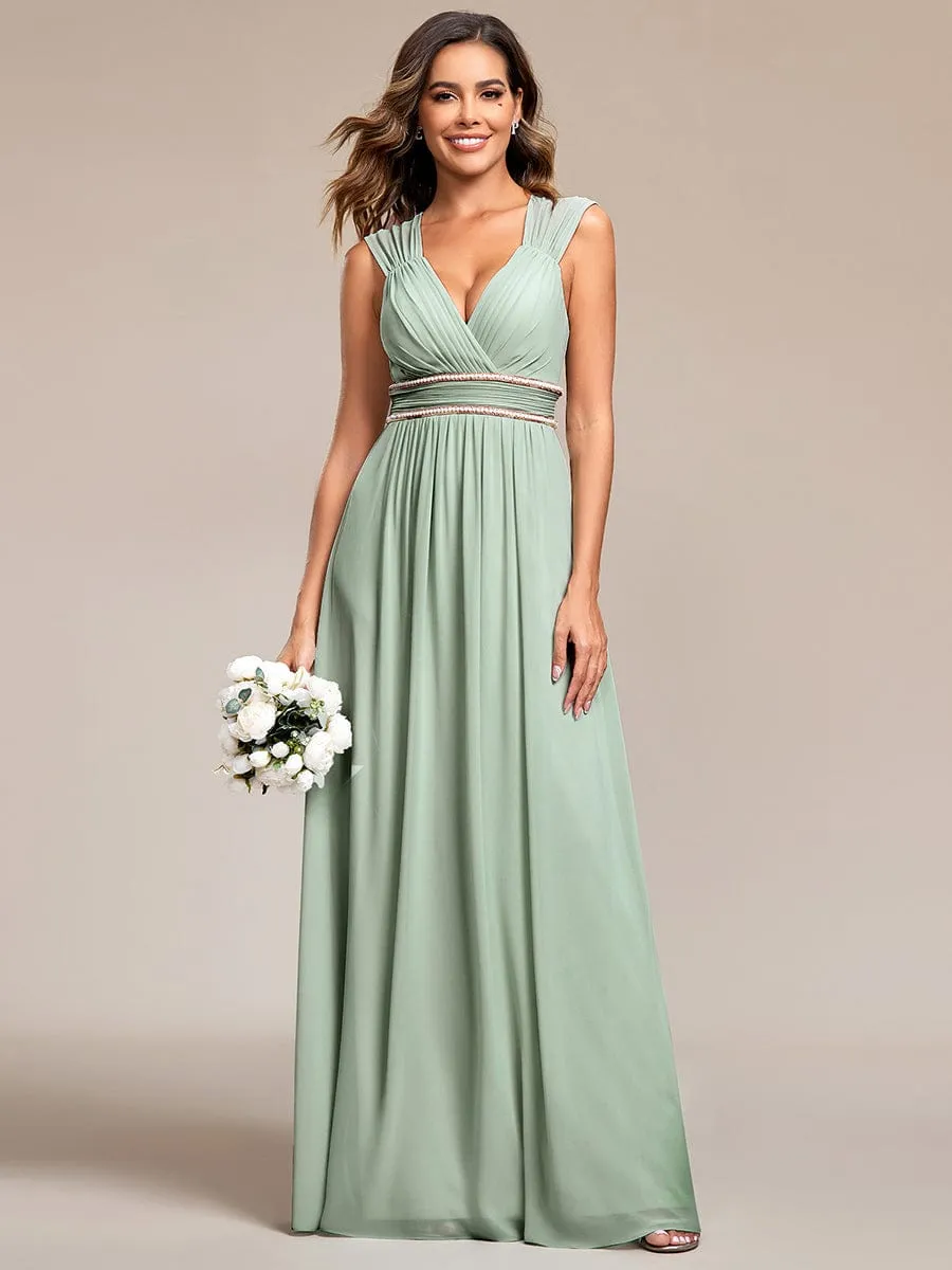 Beaded Detail Maxi Dress for Events