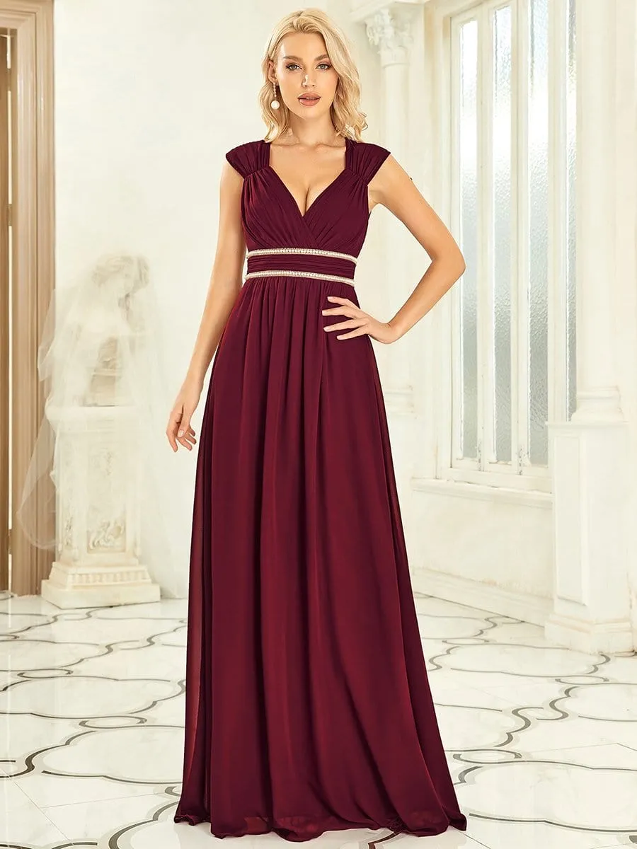 Beaded Detail Maxi Dress for Events