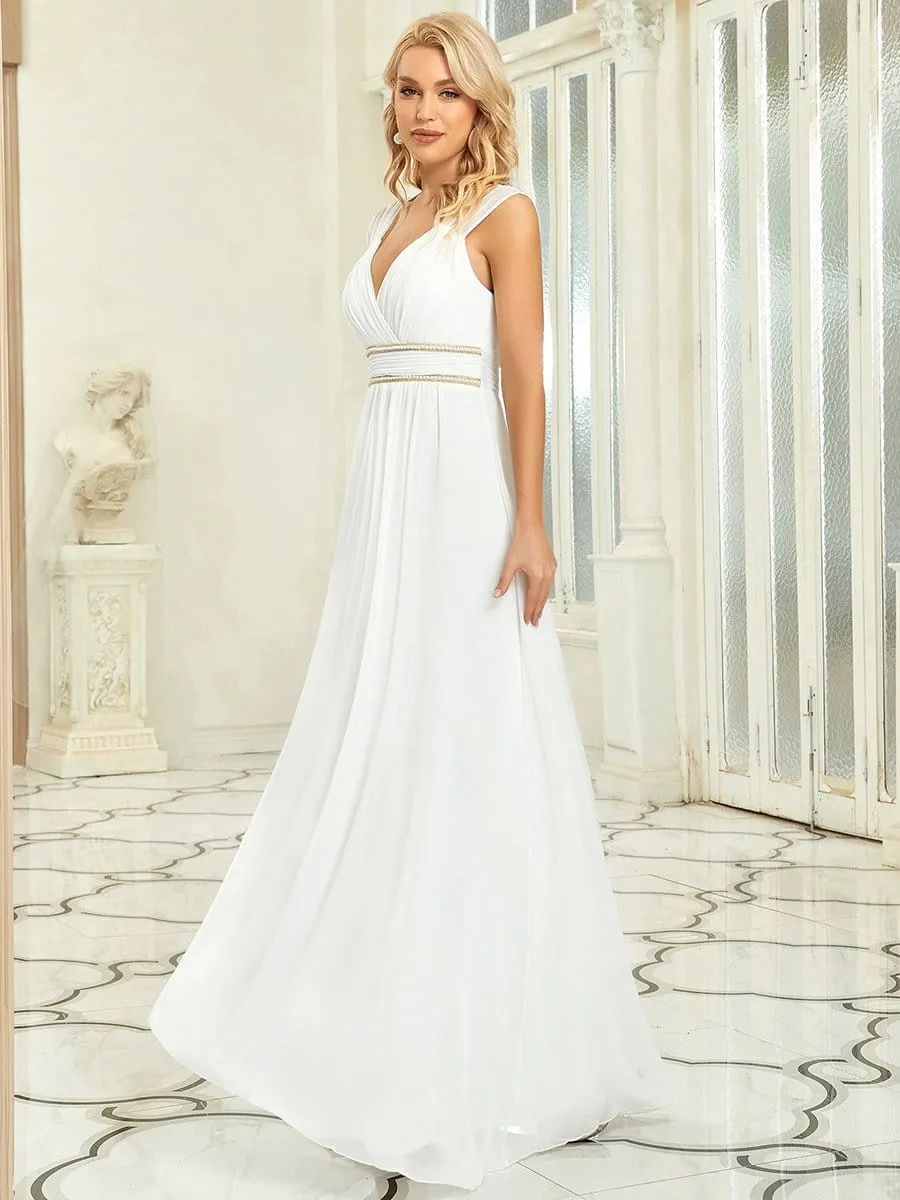 Beaded Detail Maxi Dress for Events