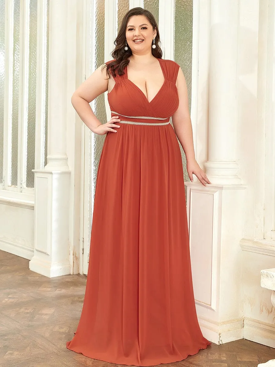 Beaded Detail Maxi Dress for Events