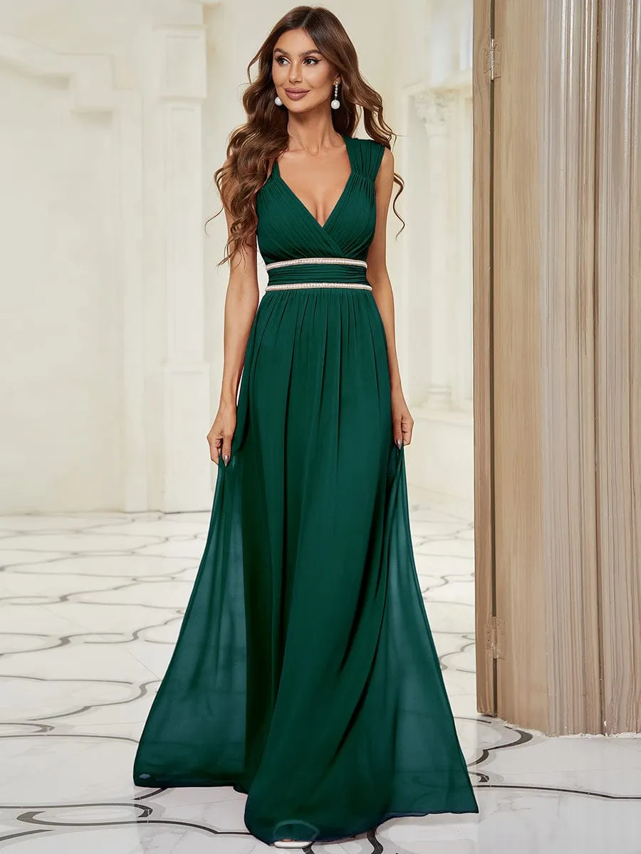 Beaded Detail Maxi Dress for Events