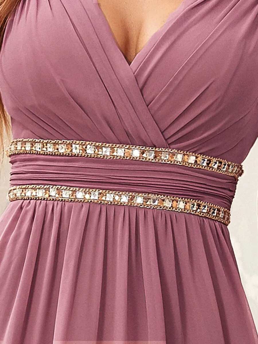 Beaded Detail Maxi Dress for Events