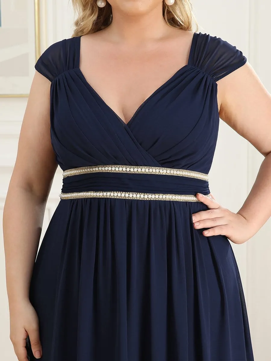 Beaded Detail Maxi Dress for Events