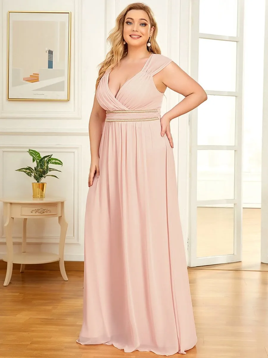 Beaded Detail Maxi Dress for Events