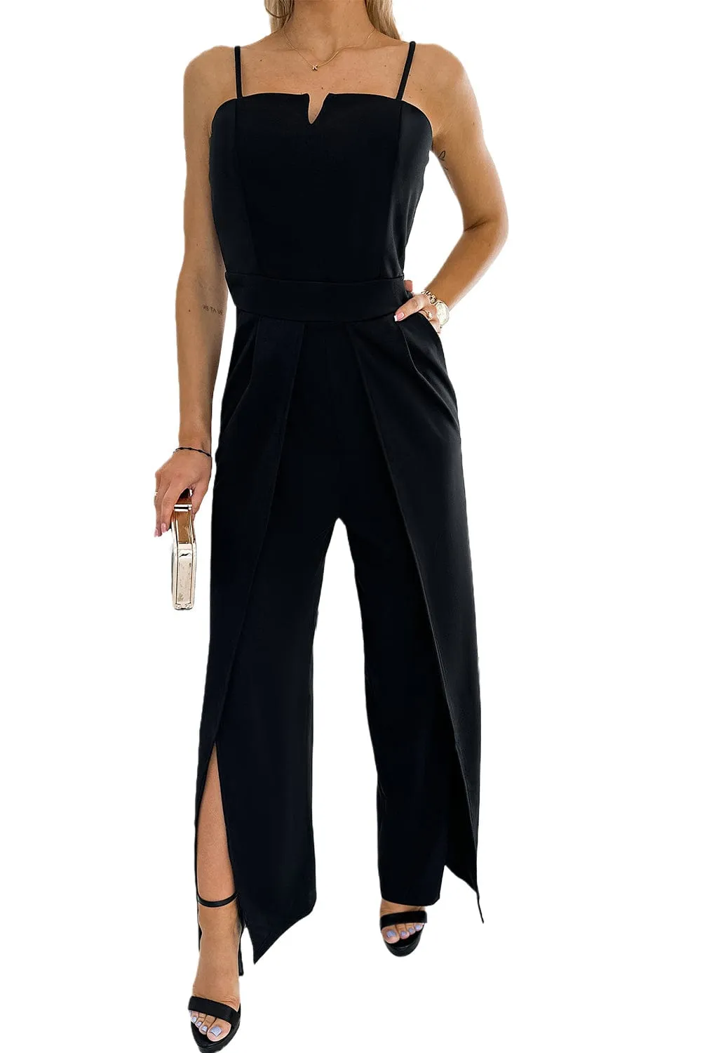 Black Jumpsuit for Evening Events