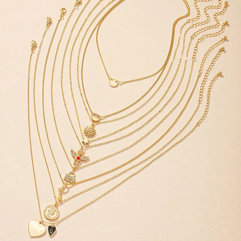 Butterfly Love Necklace Set with Elegant Minimalist Charm