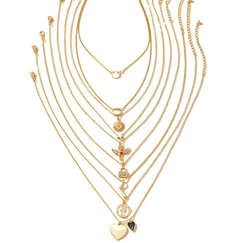 Butterfly Love Necklace Set with Elegant Minimalist Charm