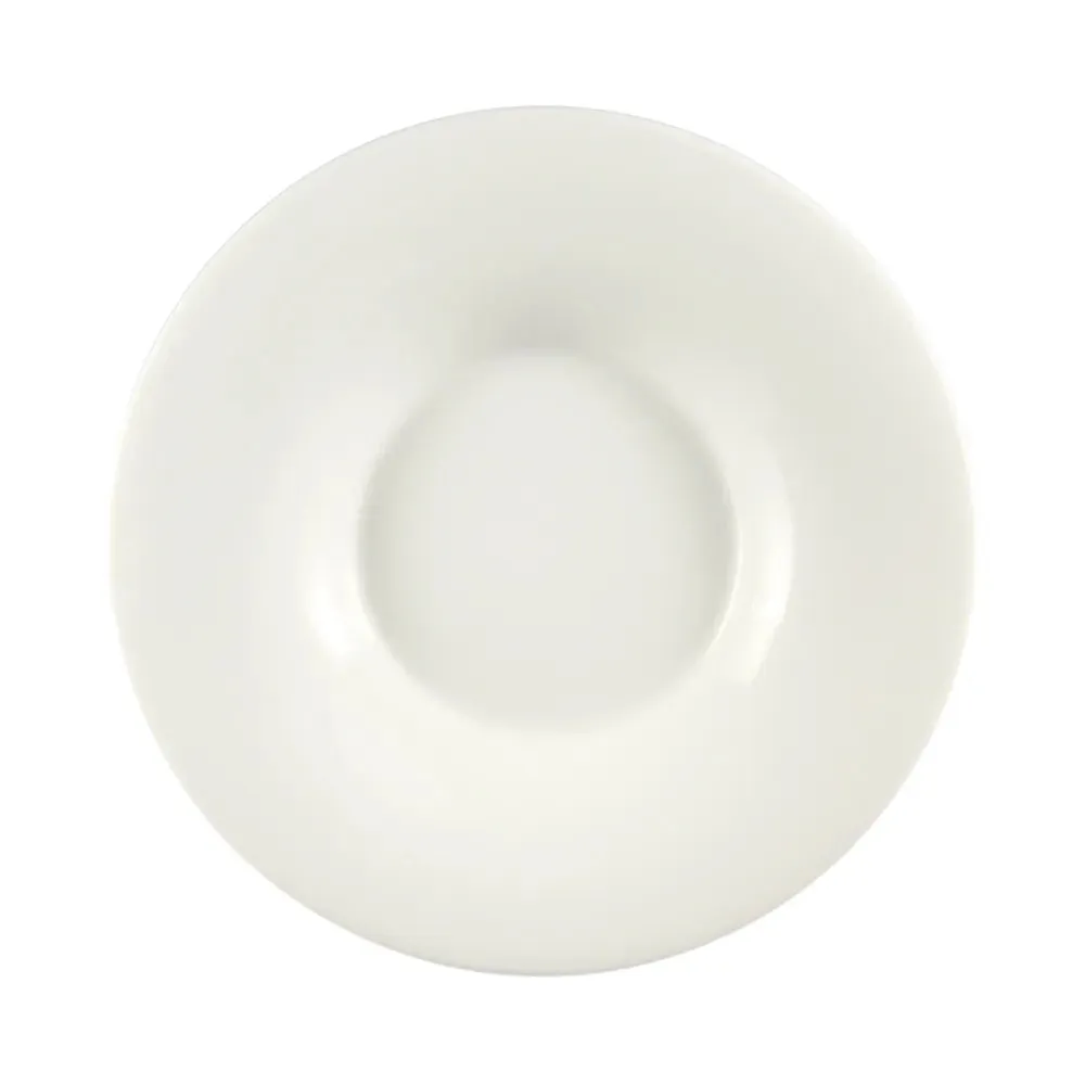 CAC China SHA-F105 Wide Rim Coupe Plate 10 3/4" Case of 12 Pcs