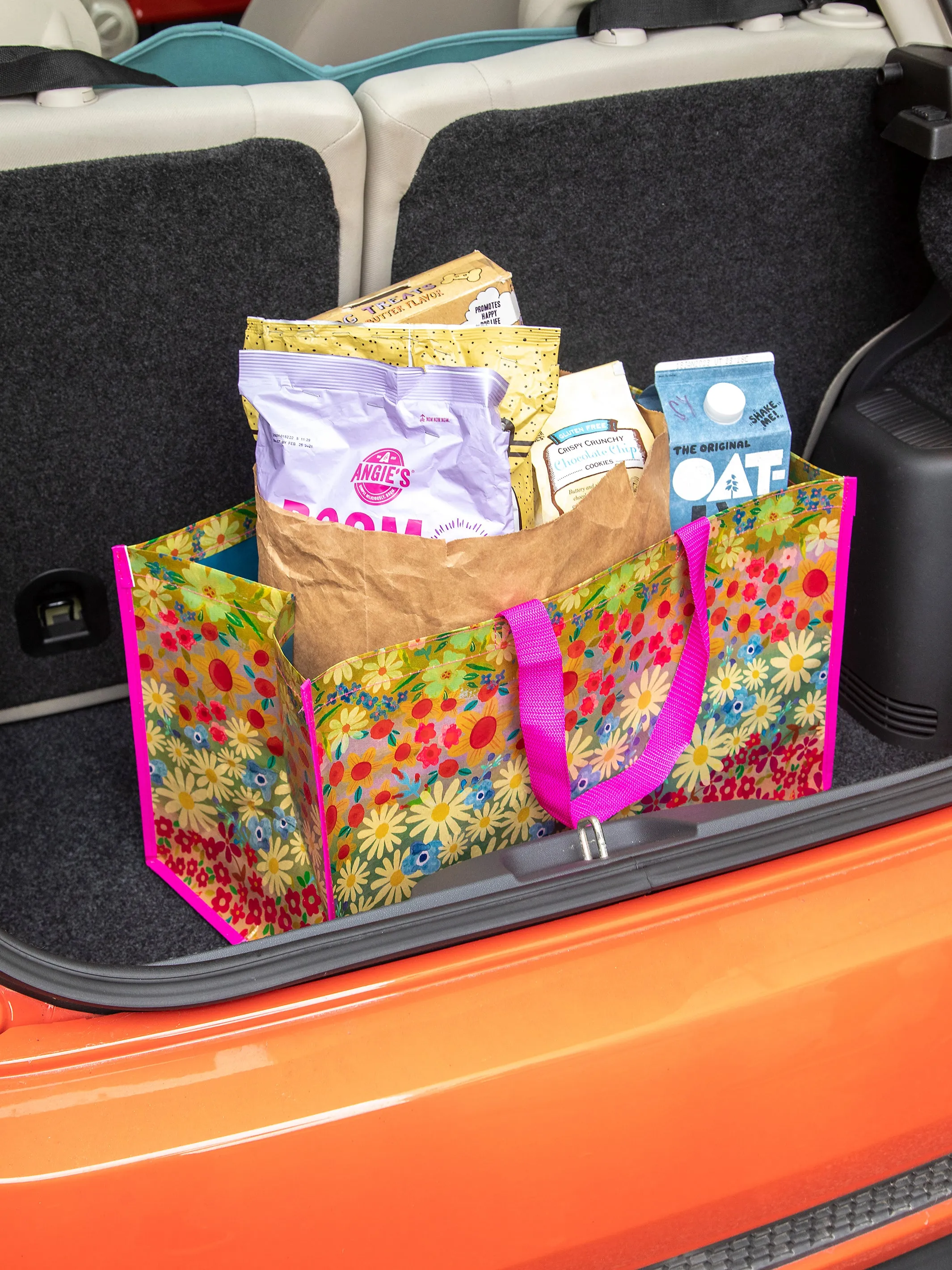 Carry All Happy Tote Bag - Wildflower Border