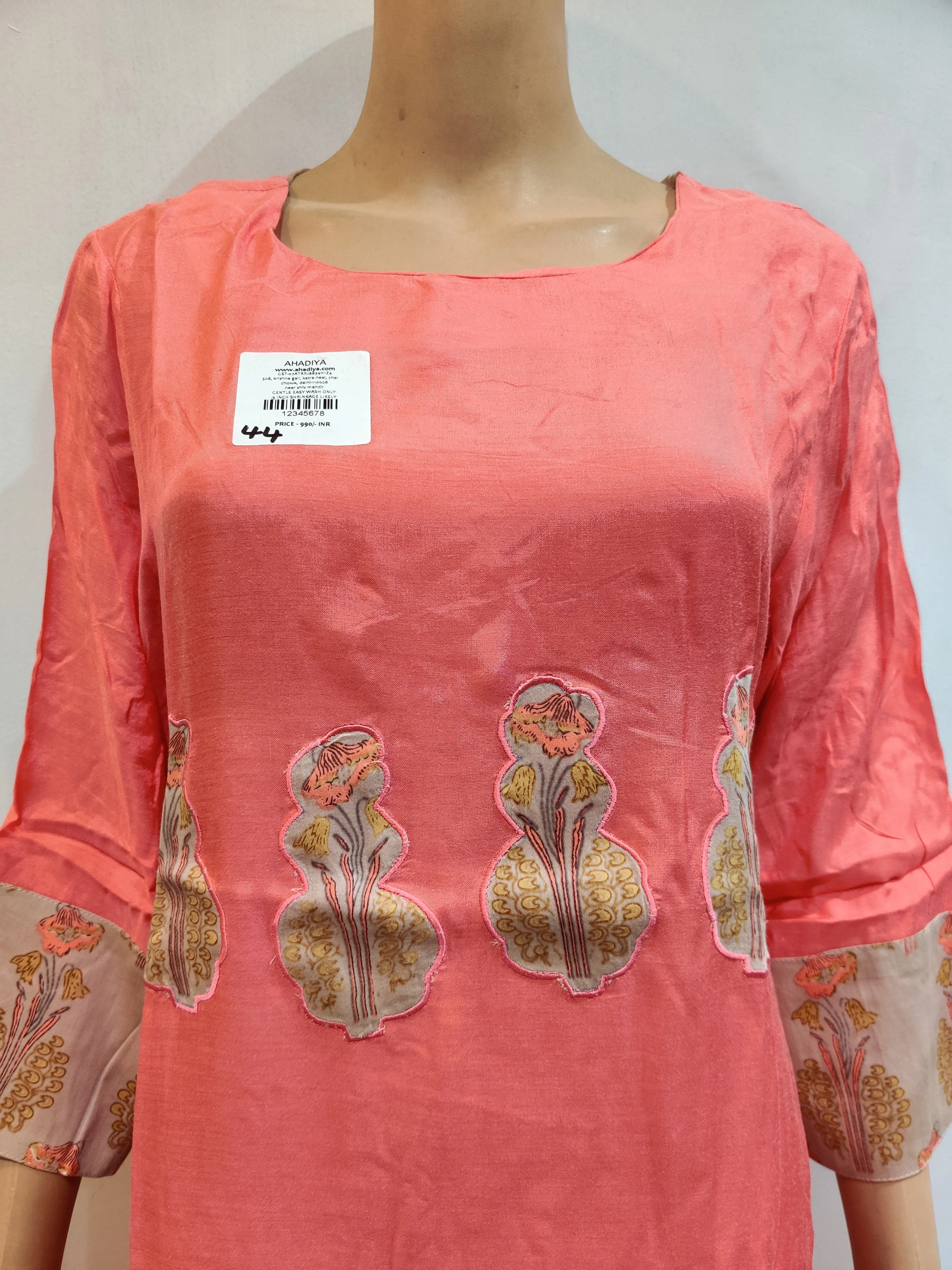Checkered Lily Kurti