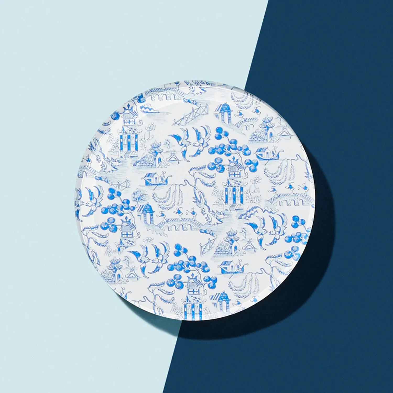 Chinoiserie Acrylic Drink Coasters