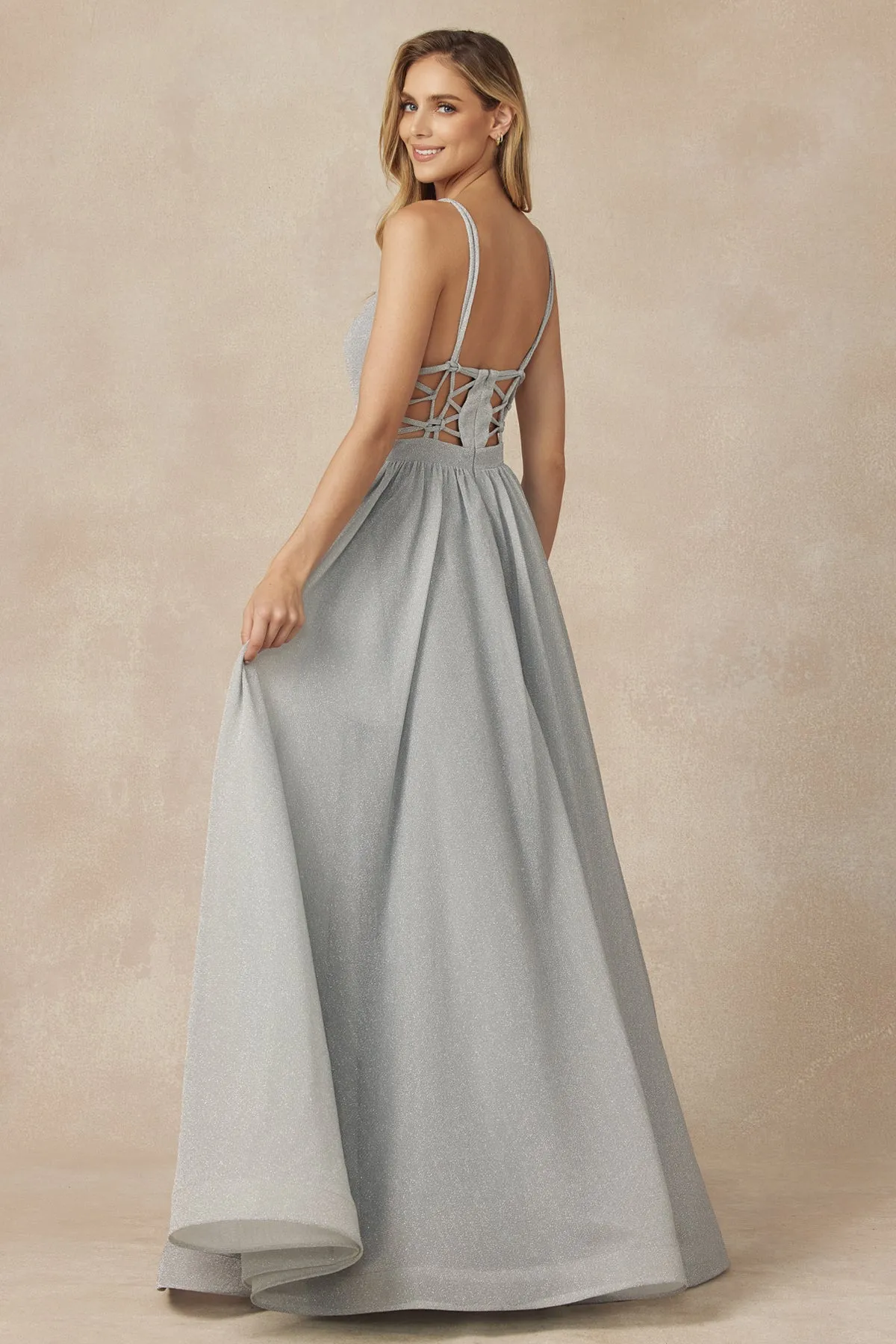 Classic A-Line Sweetheart Sleeveless Long Evening Dress