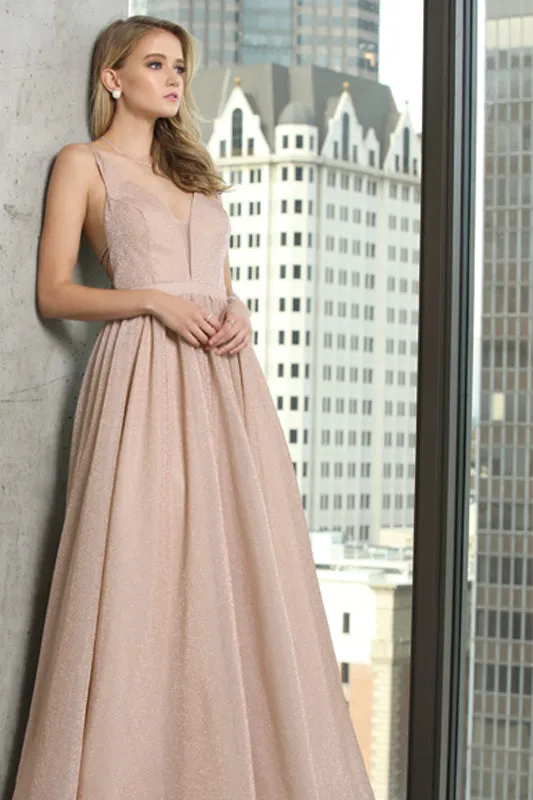 Classic A-Line Sweetheart Sleeveless Long Evening Dress
