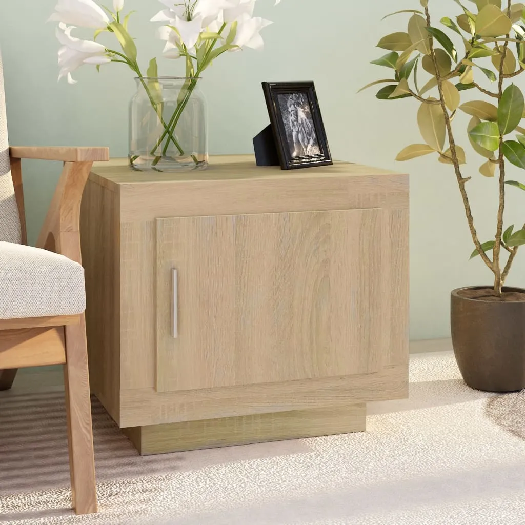Coffee Table Sonoma Oak 51x50x45 cm Engineered Wood