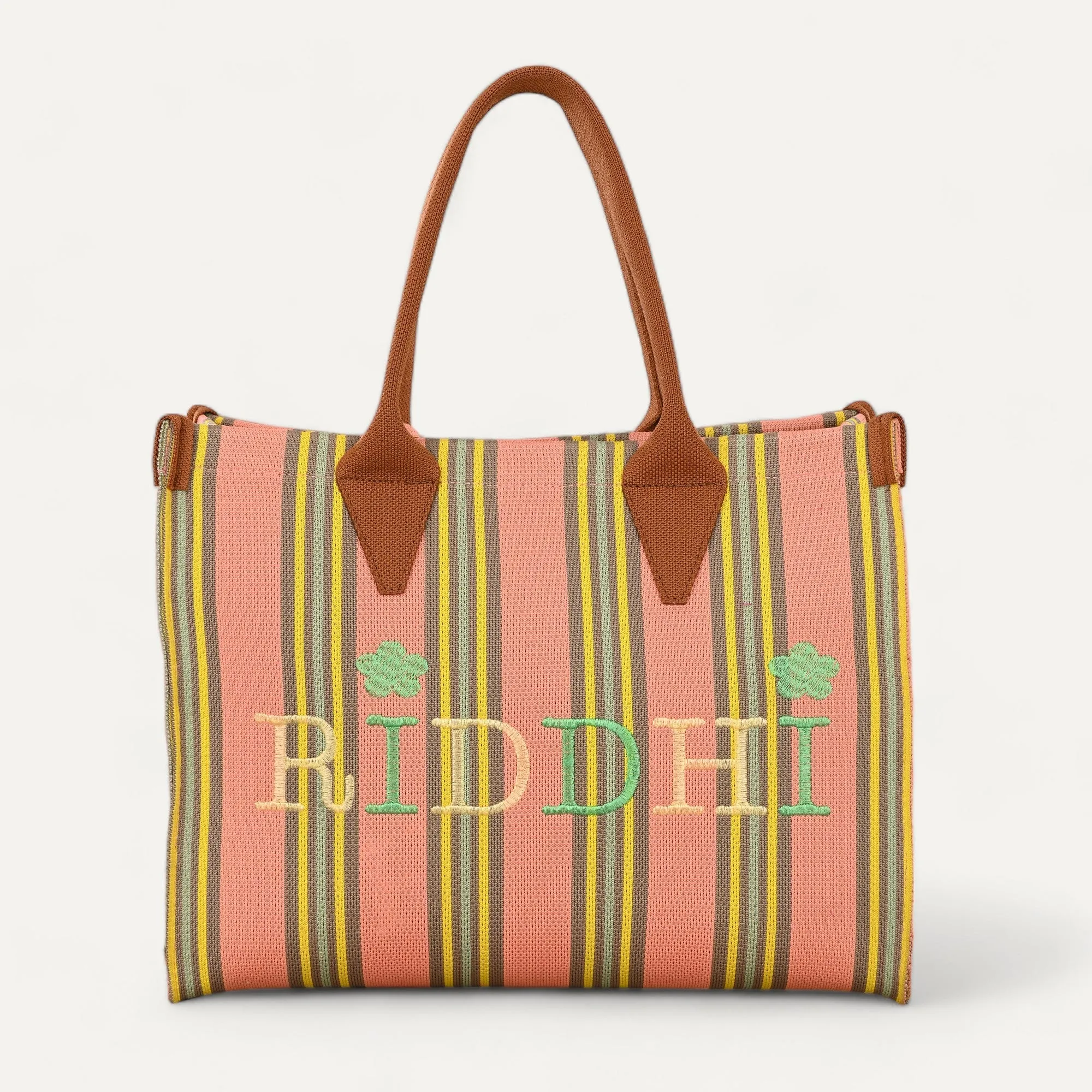 Coral- Book Tote Bag