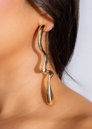 Crazy Love Earrings Gold