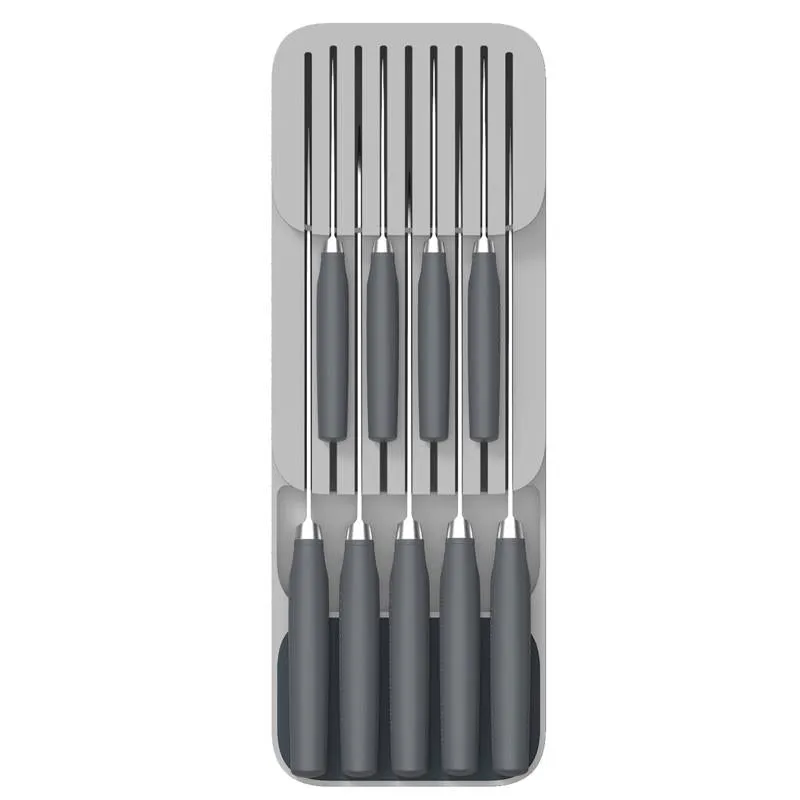 DrawerStore 2-Tier Compact Knife Organizer