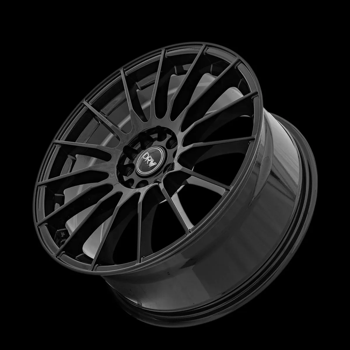 DRW D15 18X8 5X105/5X114.3 40mm Gloss Black