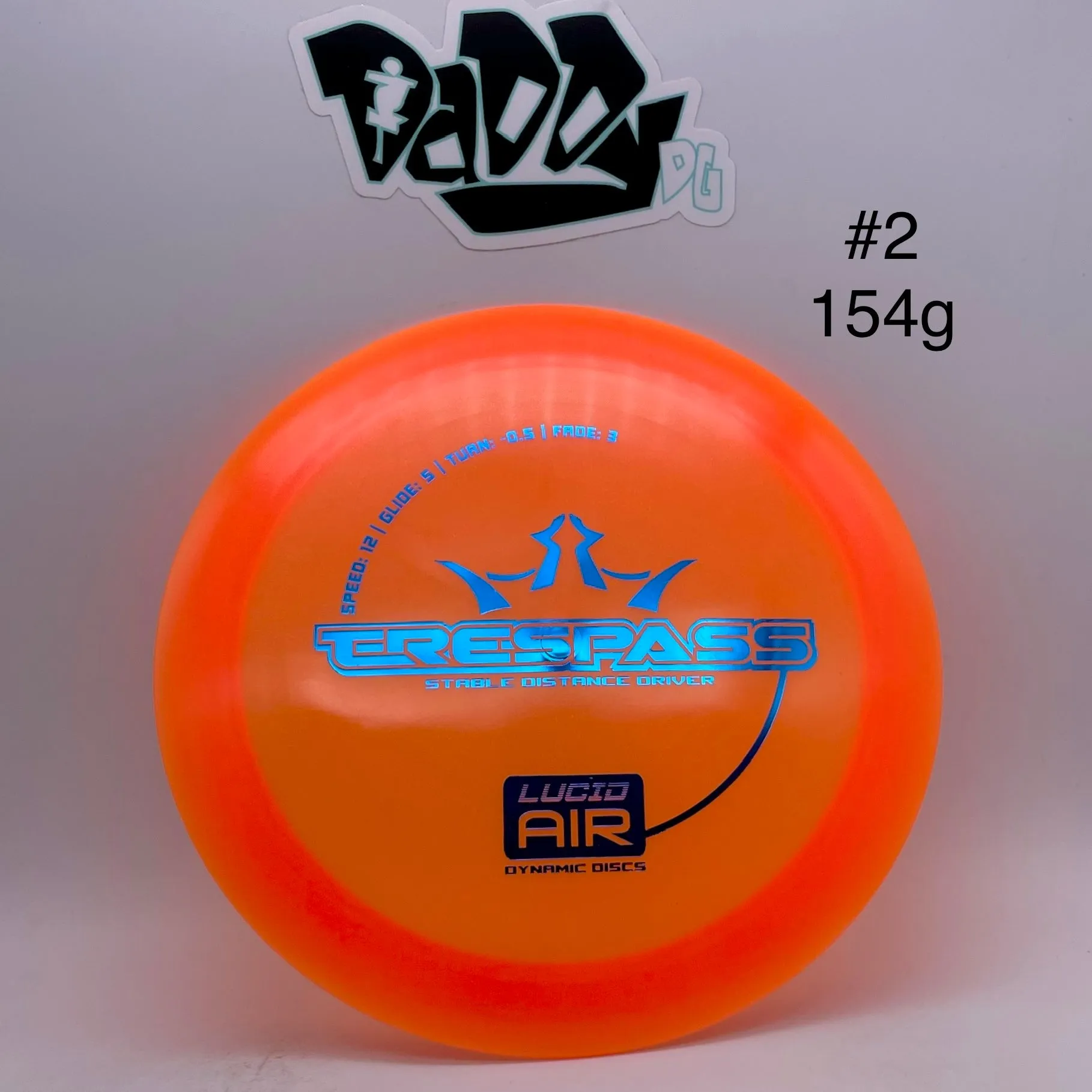 Dynamic Discs Trespass Lucid Air Distance Driver
