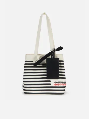EP YAYING Marine Striped Canvas Bag