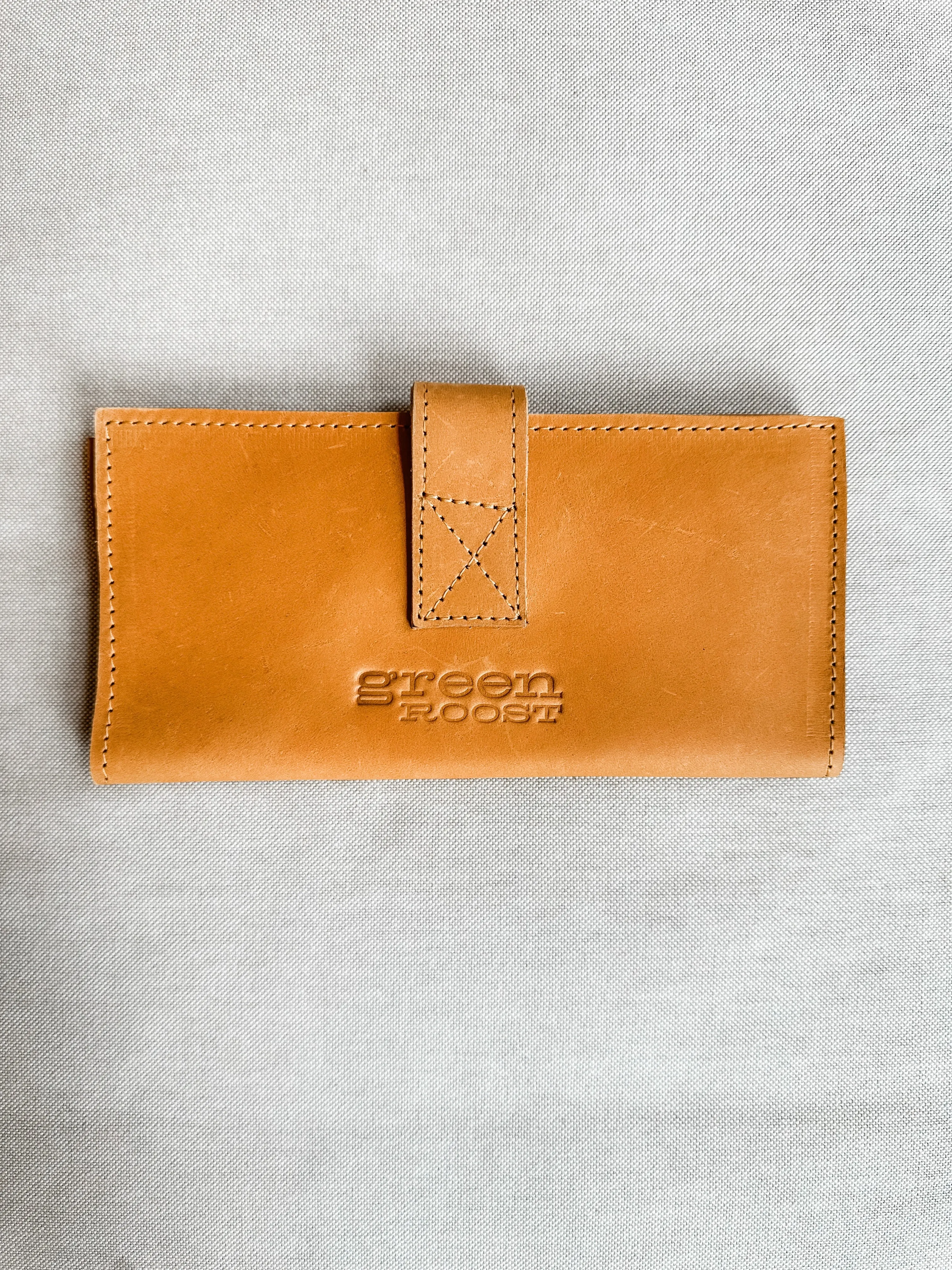 Everything Wallet in Cognac (Ethiopia Collection)