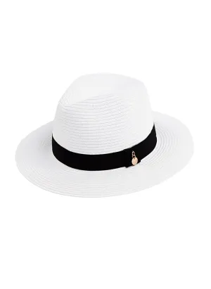 Fedora White/Black