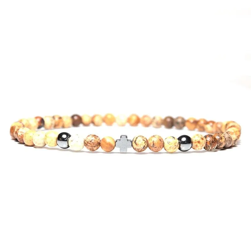 Flavio Minimalist Hematit Beaded Bracelet