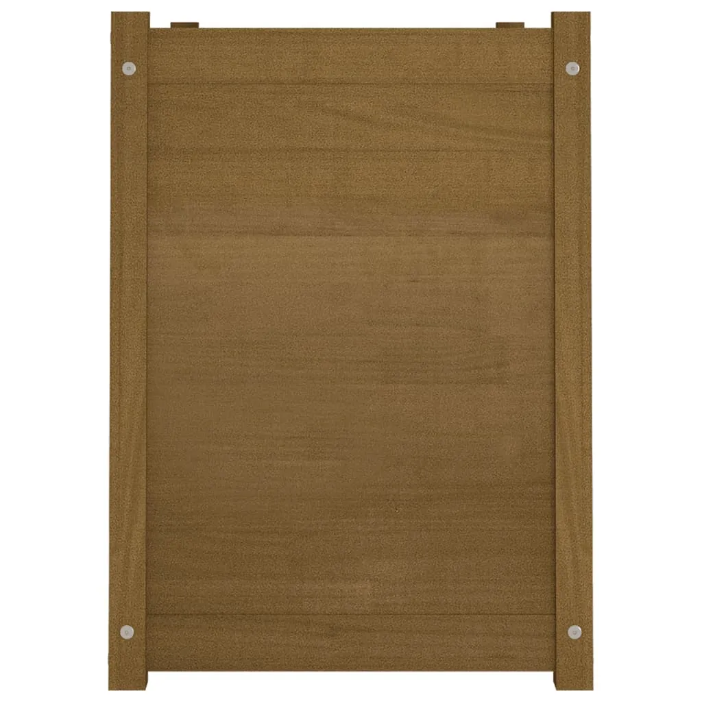 Garden Planter Honey Brown 100x50x70 cm Solid Pinewood