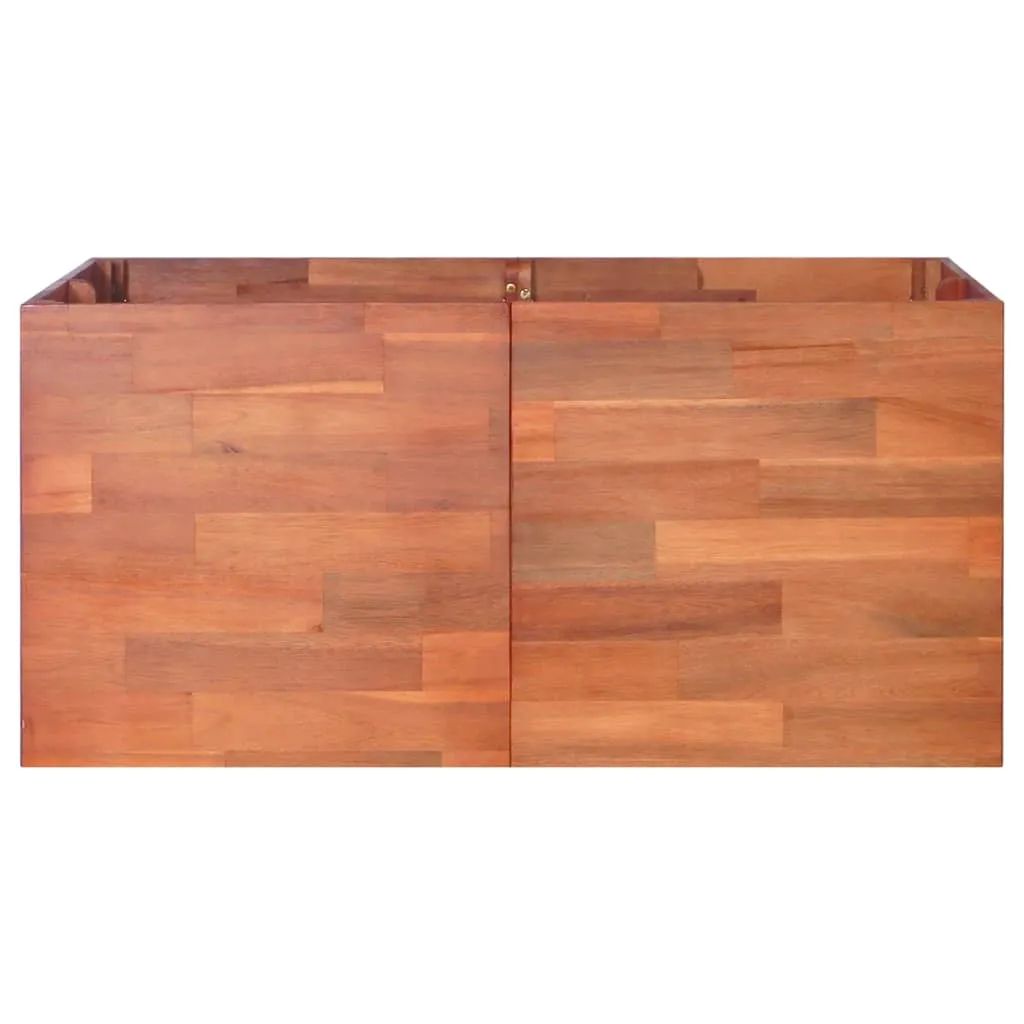 Garden Raised Bed Acacia Wood 100x100x50 cm