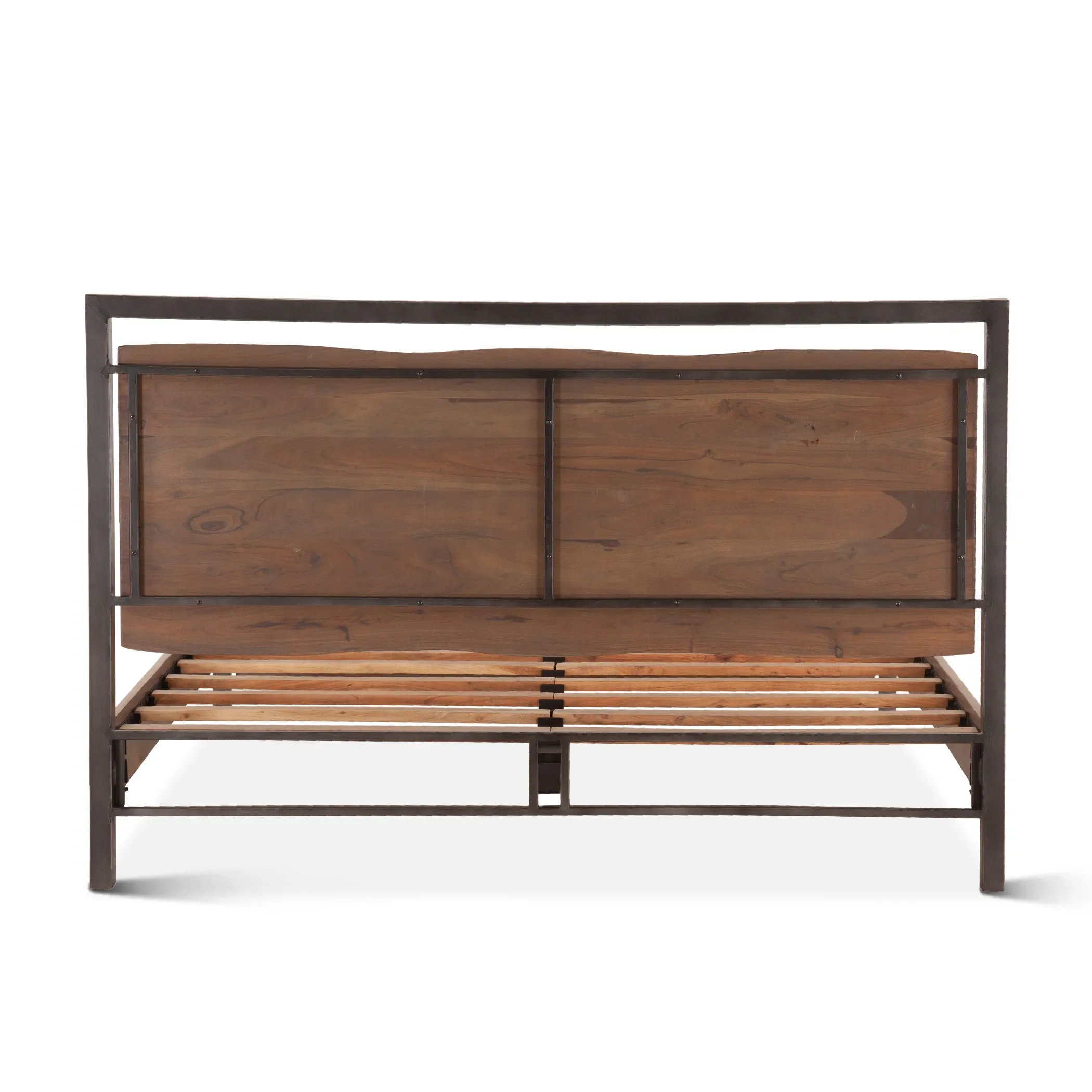 Glenwood Modern Smoked Acacia King Bed