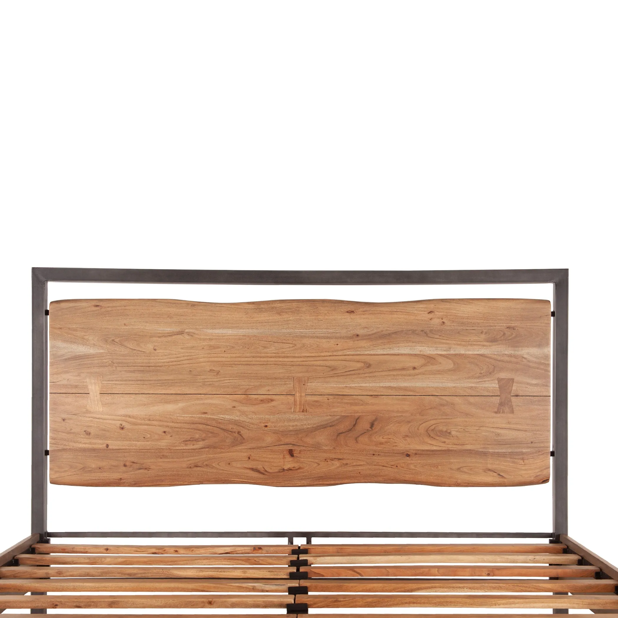 Glenwood Modern Smoked Acacia King Bed