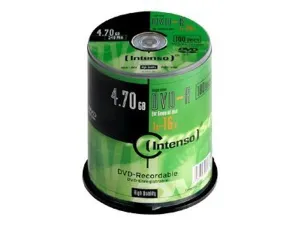 Intenso - Dvd-R X 100 - 4.7 Gb - Storage Media