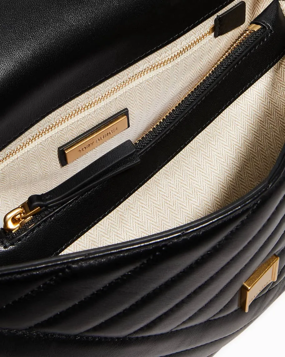 Kira Chevron Tory Burch Quilted Convertible Crossbody Bag