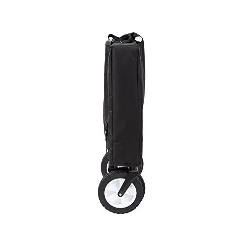 Mac Sports Collapsible Folding Outdoor Utility Wagon, Black