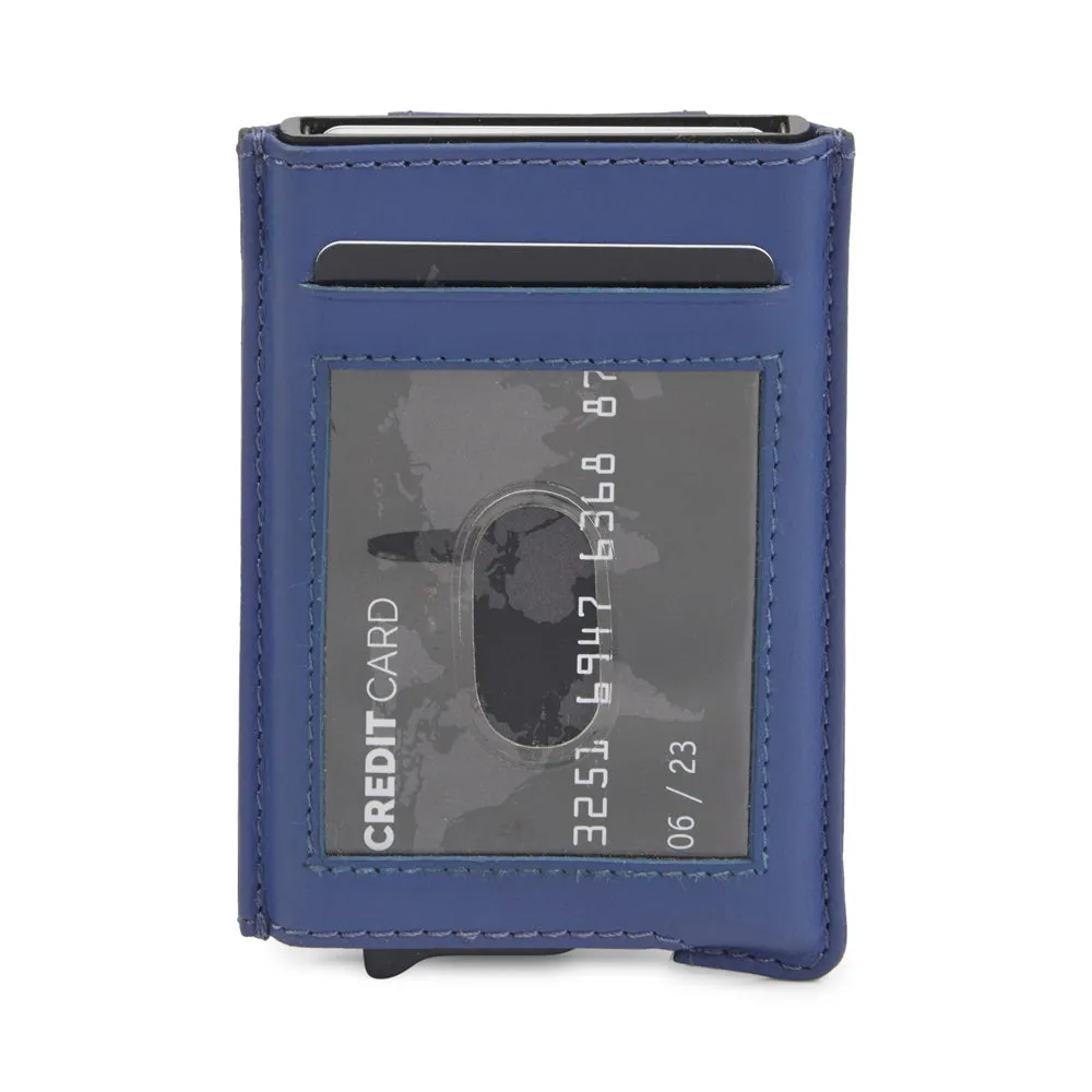 Minimalist Card Holder - deep blue -4*3 inch