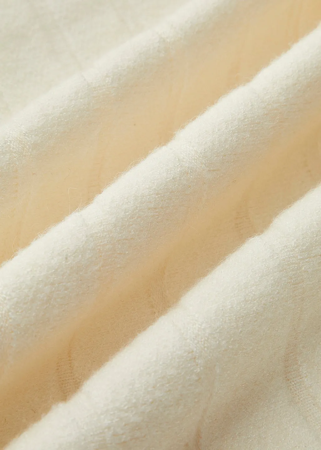 Minimalist Pleated Knit Skirt