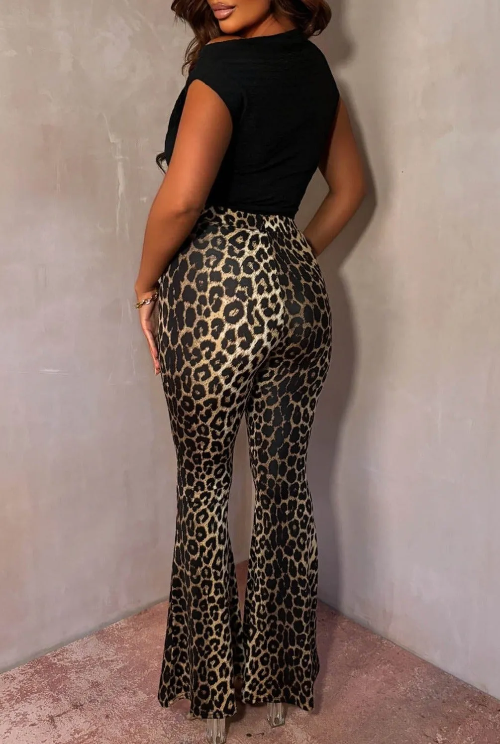 Modern Edge Black Ruched Asymmetric Stretch Top