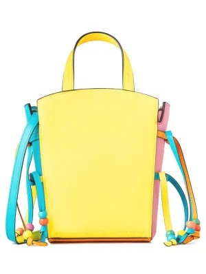 Mulberry X Mira Mikati Mini Clovelly Tote Multi Colour Smooth Flat Leather