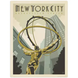 New York City Rockefeller Center Decal