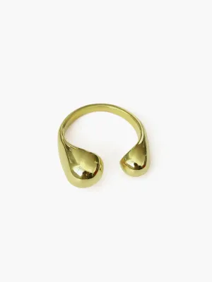 Noxara – Minimalist design – Gold-plated ring