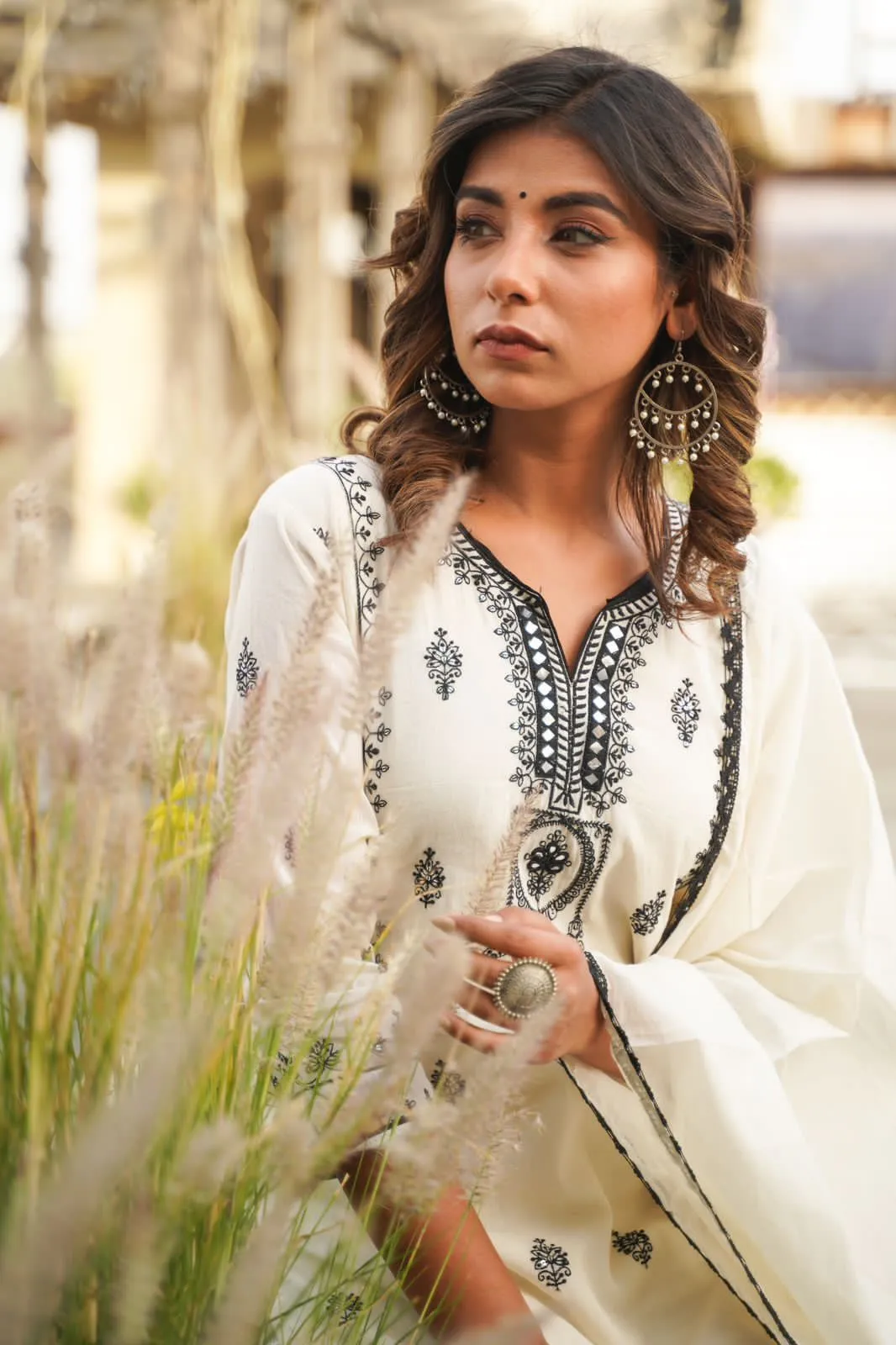 Rabica Mul Cotton Embroidered Pant Set