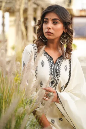 Rabica Mul Cotton Embroidered Pant Set