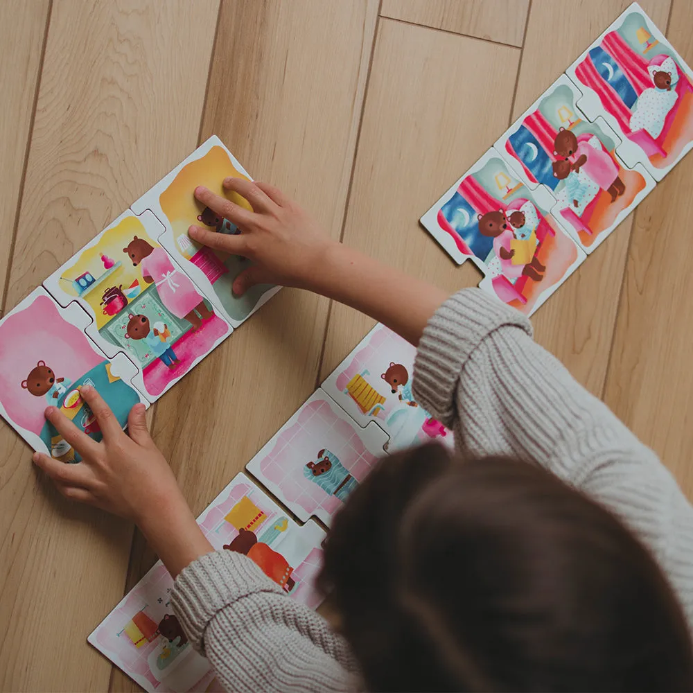 Ready to Go Giant Puzzle 10pc: Bedtime (Sequencing Activity)
